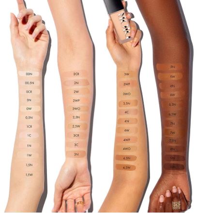 swatch fondotinta dior forever skin
